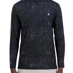 Spyder swim rashguard shirt men’s S new with tags black grey